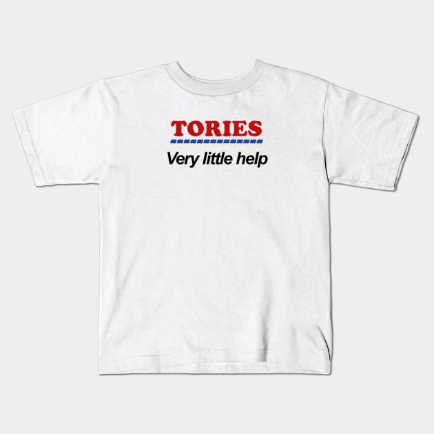 Tories Very Little Help Kids T-Shirt by Souna's Store